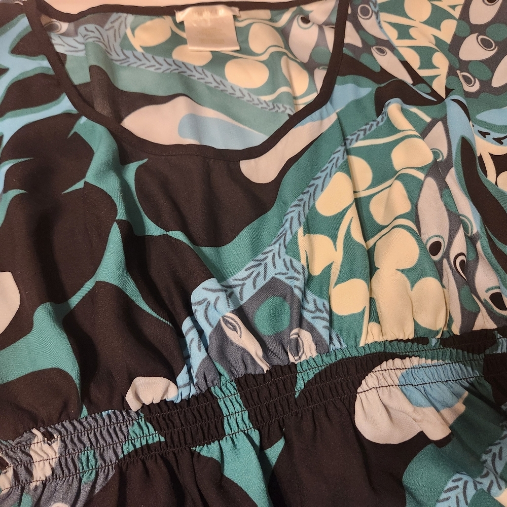 Colorful Patterned Top-Matty M - Picture 6 of 7